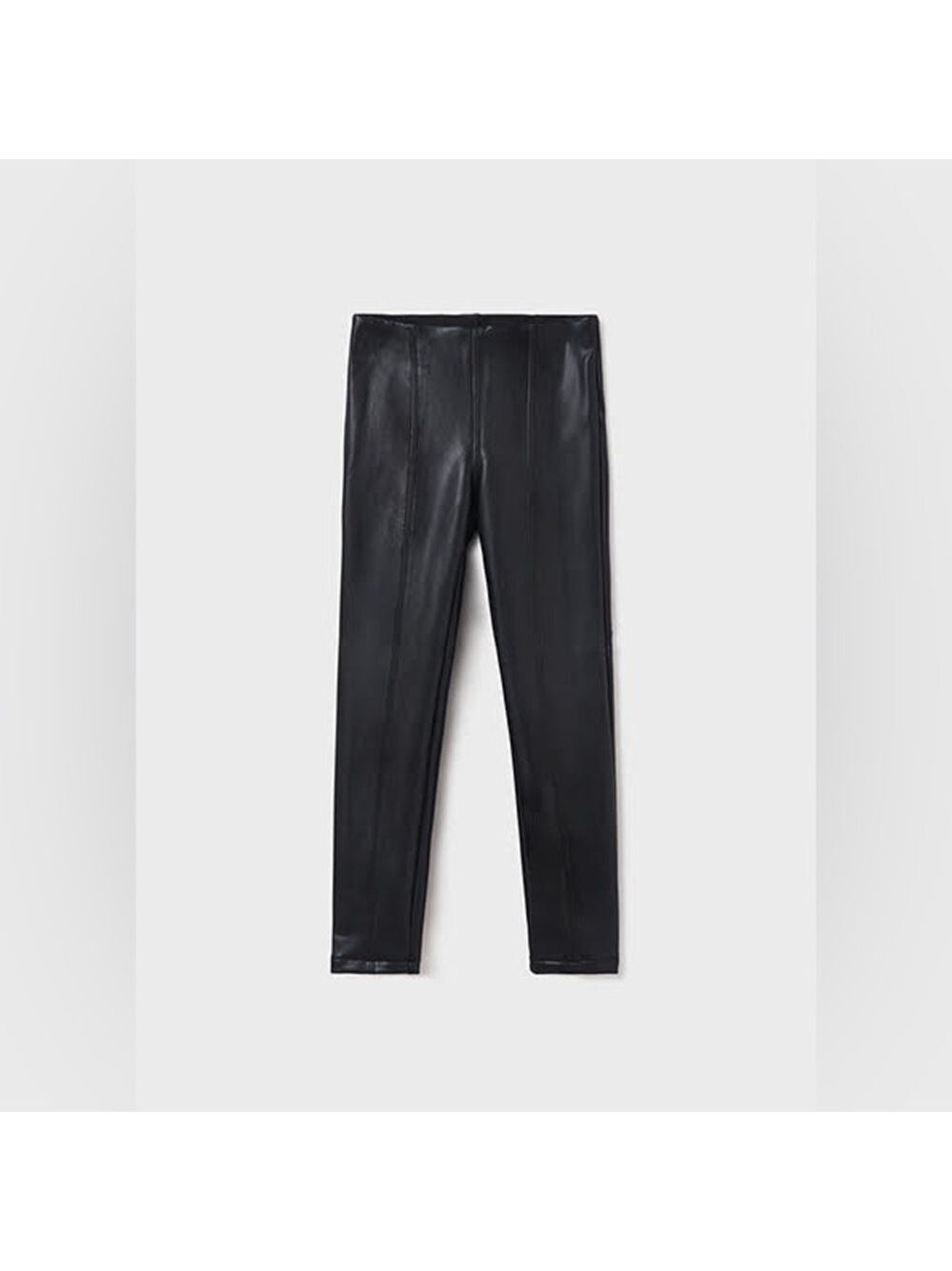 Mayoral Sleek Black Kids Leggings